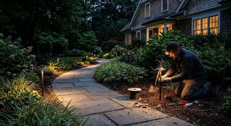 Outdoor Lighting Installation in Pasadena, CA